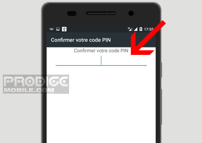 Mesure de sécurité pour protéger l’accès à une tablette Android