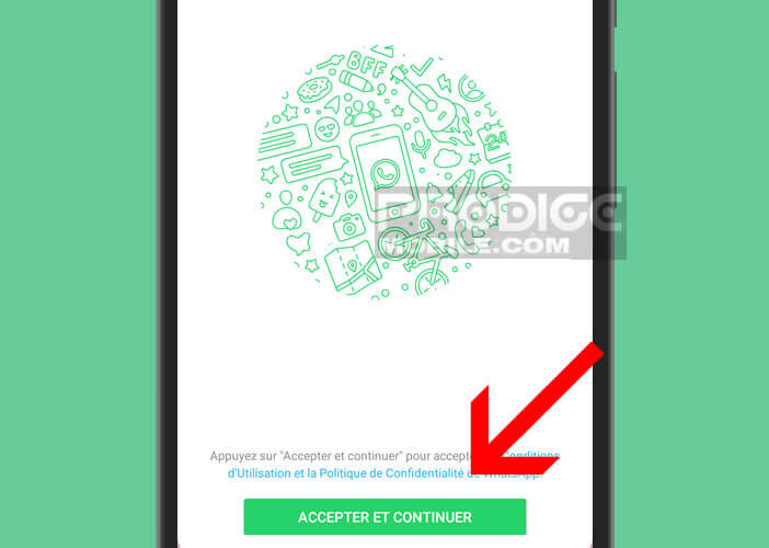 Activer WhatsApp sur un téléphone dépourvu de puce téléphonique