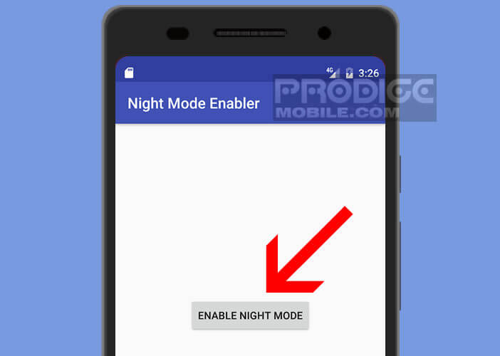 Astuce pour contourner la disparition du mode nuit d’Android