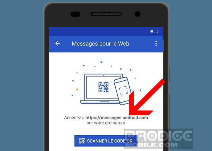 Récupérer tous vos messages directement sur le navigateur web de votre PC