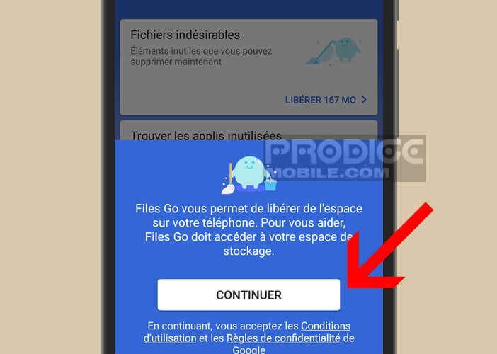 Files Go est un utilitaire de gestion de stockage pour smartphone