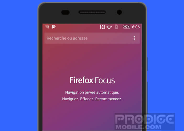 Améliorer la vitesse de votre connexion internet avec Firefox Focus