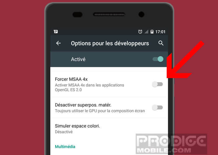 Forcer le MSAA 4X pour améliorer la qualité des graphismes