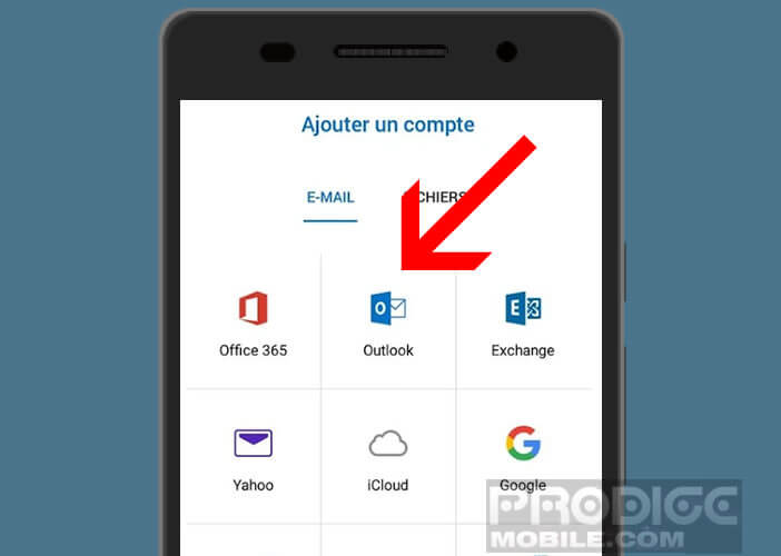 Accéder à tous vos mails directement depuis l’appli de Microsoft