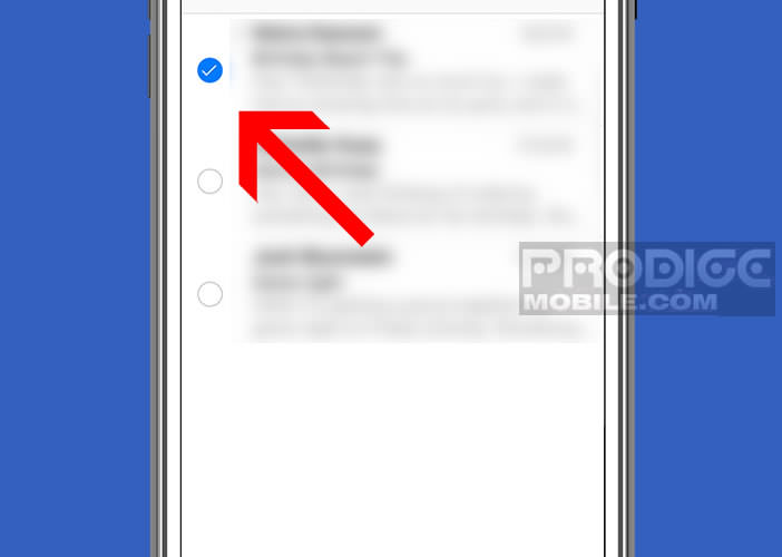 Sélectionner automatiquement tous les mails d’un dossier de l’appli Mail