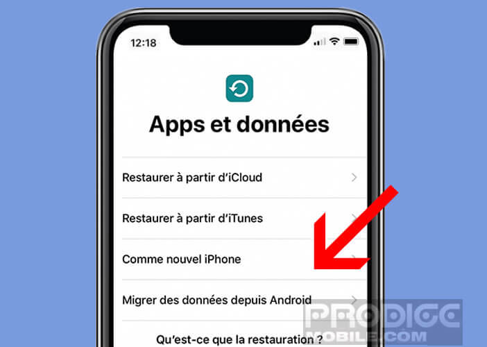 Transfert de photos, de contacts, de messages vers votre nouvel iPhone