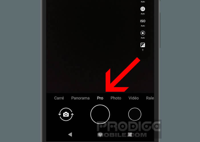 Activer le mode pro de l’application Photo