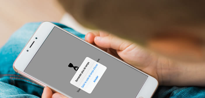 Configurer l’option Temps d’écran pour limiter l’utilisation de l’iPhone