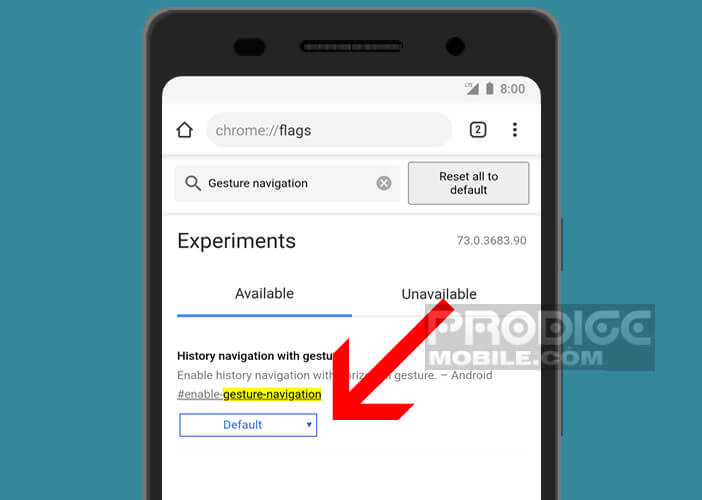 Modifier l’option de gesture navigation depuis les paramètres d’Android