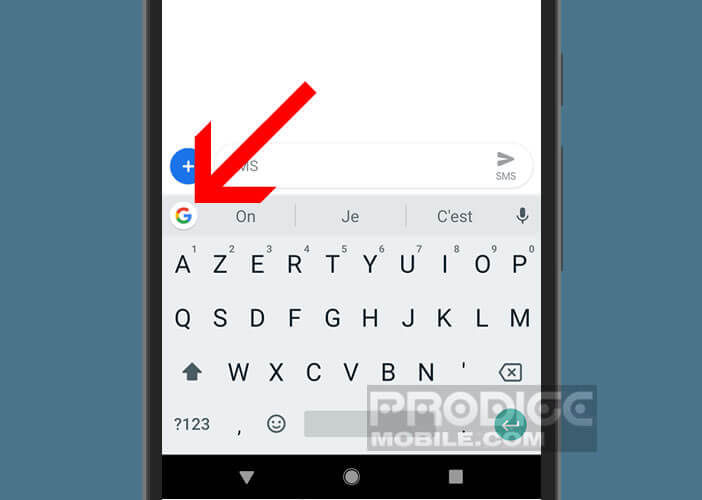 Changer de mode d’affichage du Google Gboard