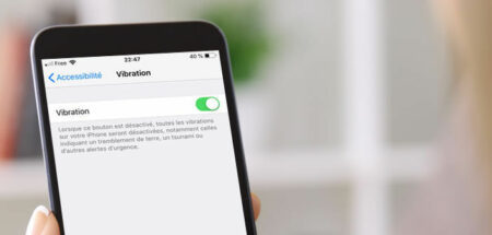 Bloquer la fonction vibreur de l’iPhone une fois le mode silencieux activé