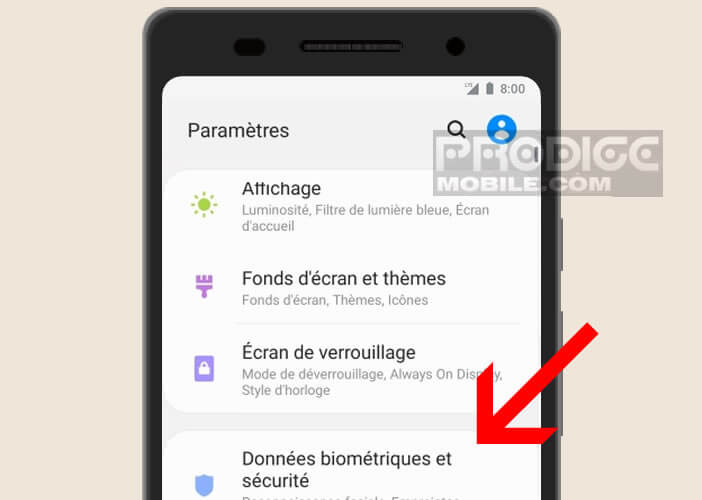 Modifier les paramètres biométriques de votre téléphone Galaxy