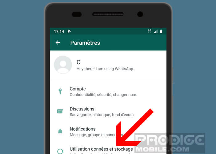 Evaluer la quantité de données stockées sur l’application WhatsApp