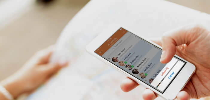 Faire le ménage dans le carnet d’adresses de l’iPhone en supprimant plusieurs contacts