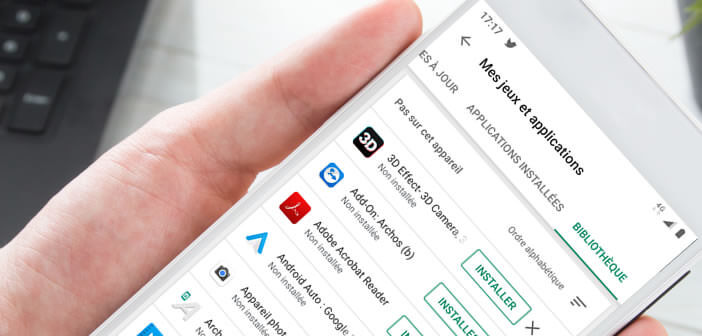 Réinstaller des applis supprimées par erreur via l’historique du Play Store