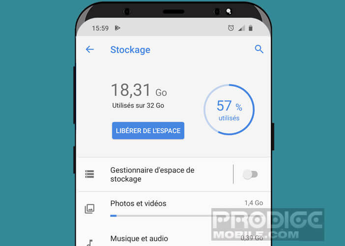 Gérer le stockage de votre smartphone directement depuis les paramètres Android