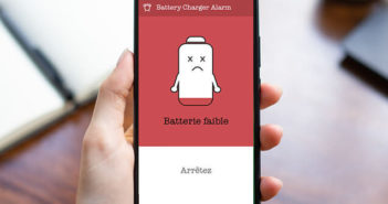 Sonnerie vous avertit dès que la batterie de votre smartphone s’épuise