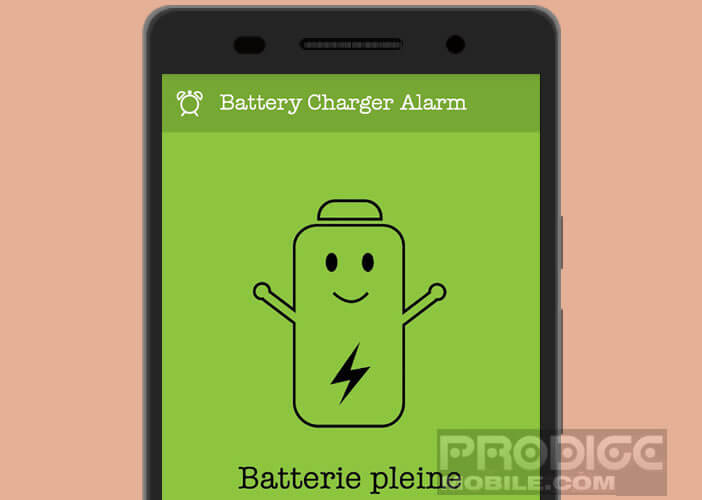 Créer une alerte pour être informé lorsque le rechargement la batterie de votre mobile est terminé