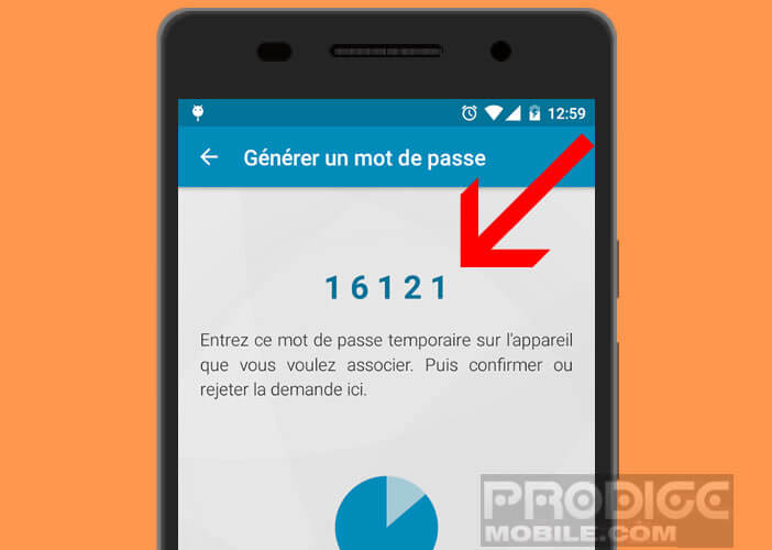 Connecter vos deux smartphones à l’aide d’un mot de passe par internet