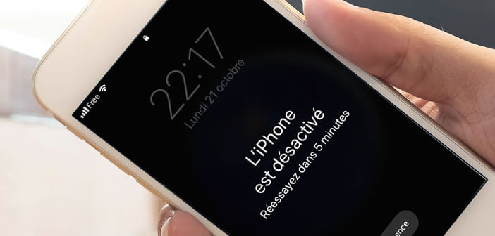 Réparer un téléphone affichant le message iPhone désactivé