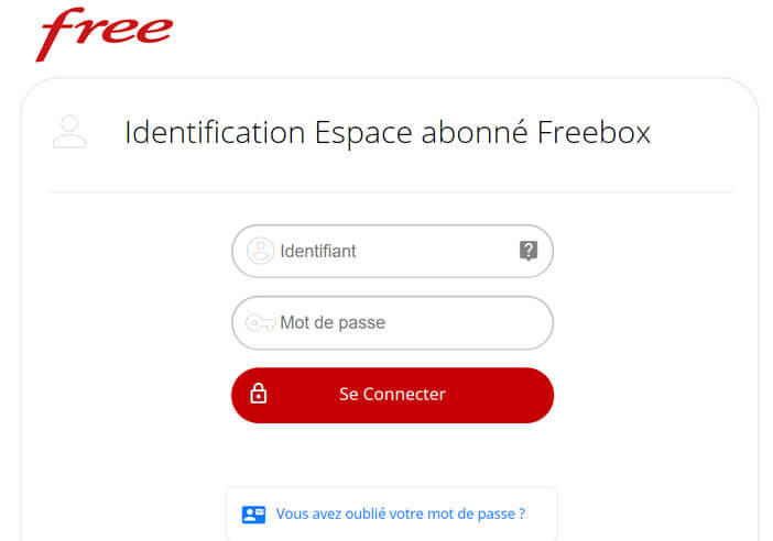 Se connecter à son compte Freebox depuis l'interface web