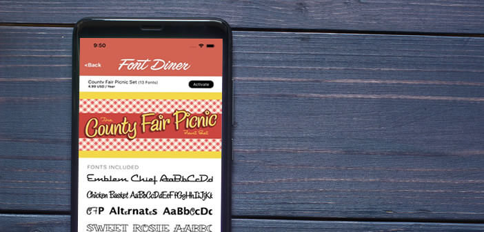 Installer des polices personnalisées sur un iPhone