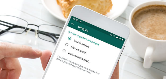 Bloquer les ajouts automatiques aux groupes de discussions WhatsApp