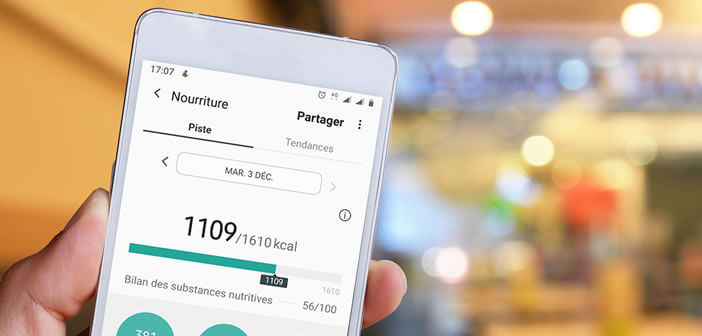 Enregistrer les calories consommées lors de vos repas sur un smartphone Android