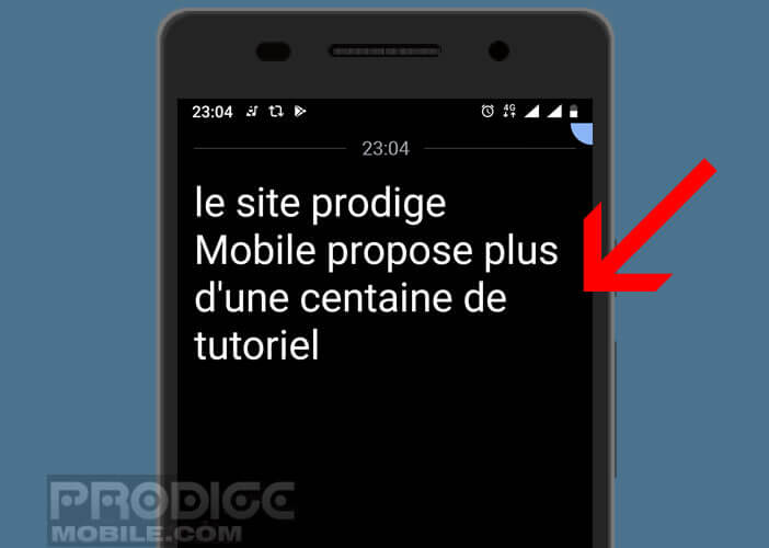 Application de retranscription automatique de Google