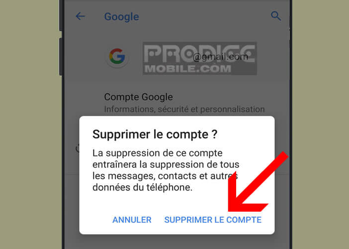 Supprimer le blocage de la réinitialisation aux paramètres d’usine