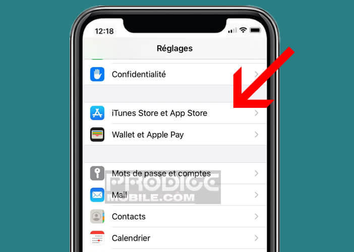 Modifier les paramètres d’utilisation de la boutique App Store