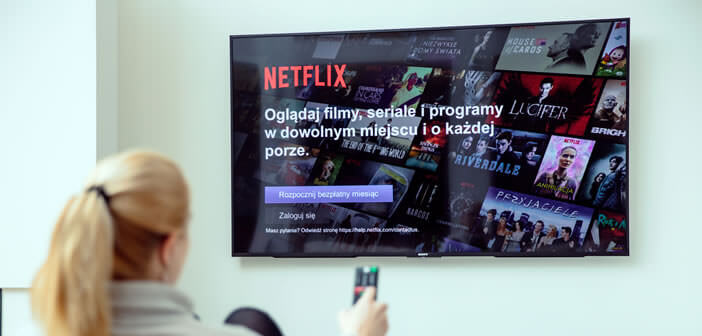 Visionner des programmes Netflix sur une télévision