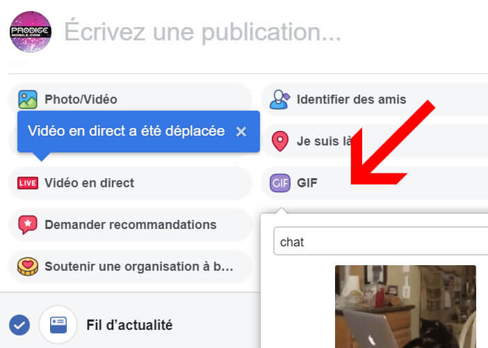  Comment publier facilement un gif sur Facebook