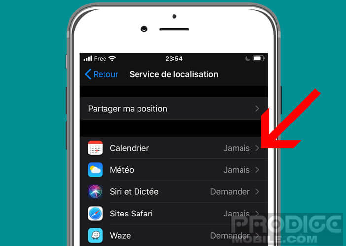 Savoir avec précision comment chaque application gère l’accès au GPS de l’iPhone