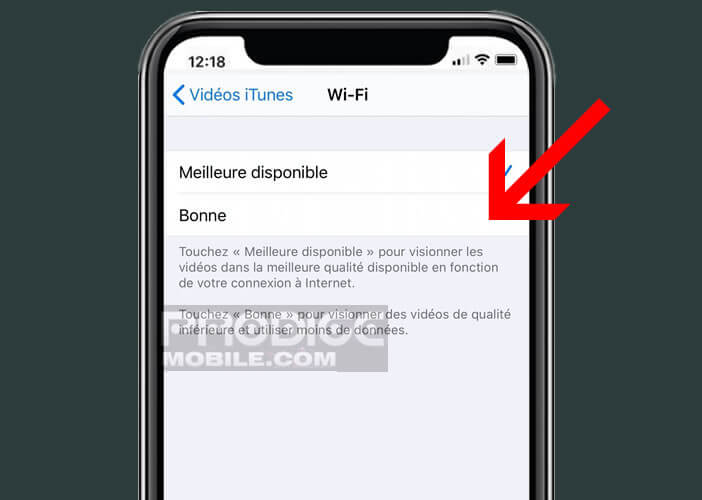 Optez par la qualité vidéo bonne