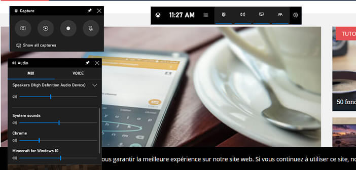 L’outil Xbox Game Bar pour filmer l’écran de son PC