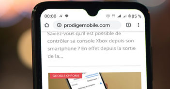 Editer une adresse web sur Google Chrome pour Android