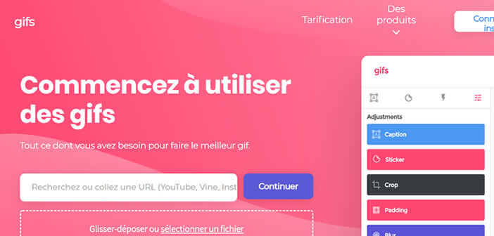 Transformer l’extrait d’une vidéo YouTube en un fichier Gif