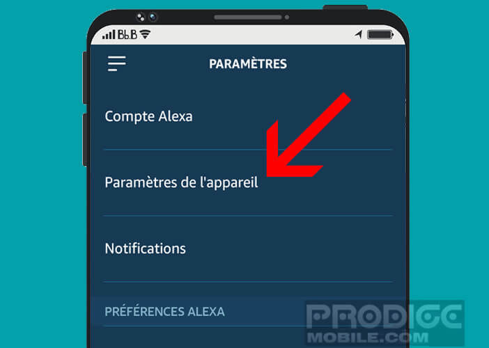 Connecter un appareil Bluetooth à Alexa