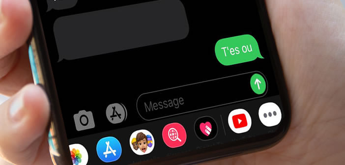 Masquer définitivement le tiroir d’applis de iMessage