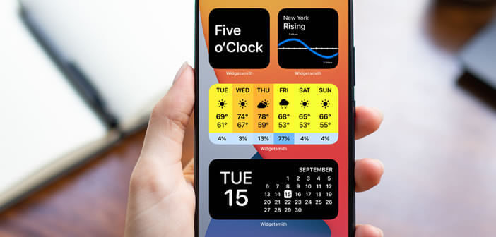 Widgetsmith l’outil de personnalisation de widgets pour l’iPhone