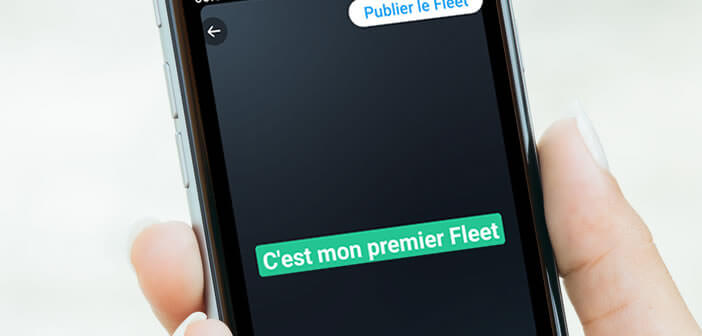 Créer votre premier Fleet story sur Twitter