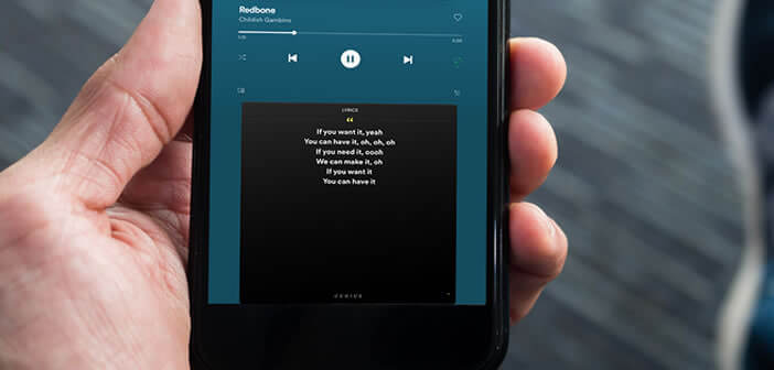 Afficher les paroles de vos chansons en temps réel sur Spotify