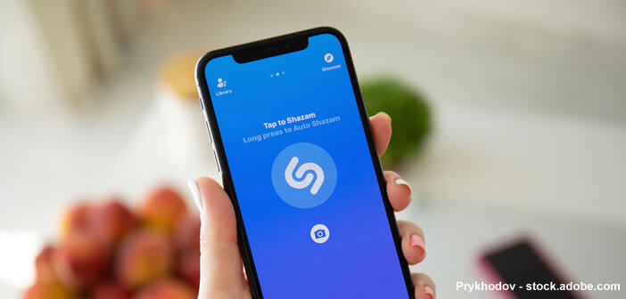 Placez un raccourci vers le service Shazam dans le centre de contrôle de iOS