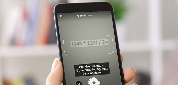 Résoudre une équation mathématique grâce à Google Lens