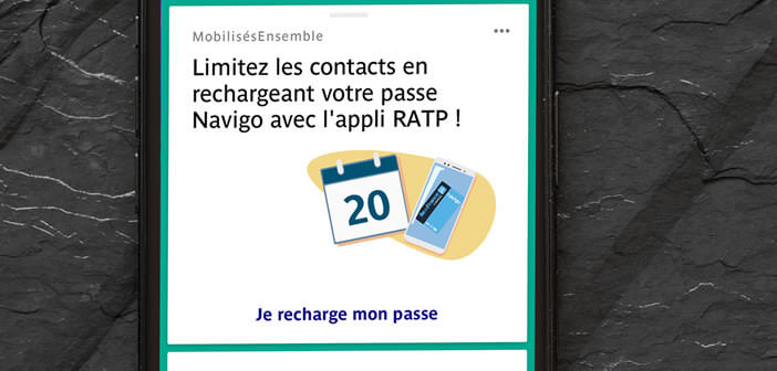 Renouveler son abonnement Pass Navigo sur son iPhone