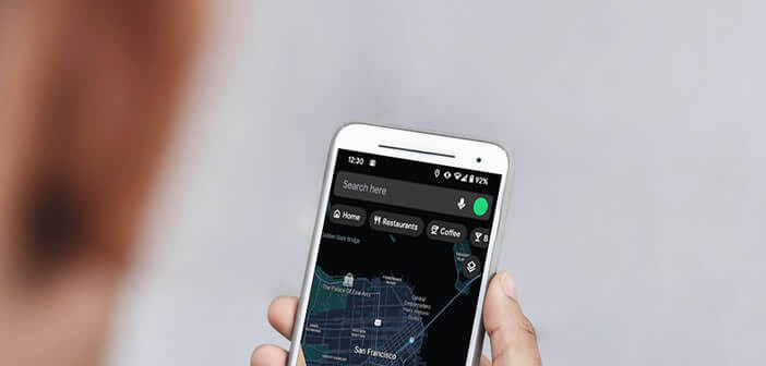 Activer le thème foncé sur l’application Google Maps