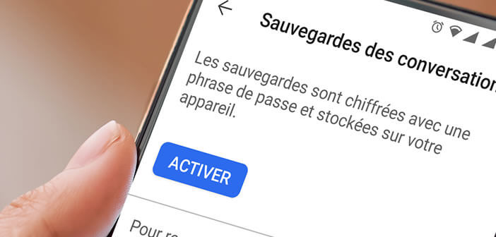 Sauvegarder automatiquement vos discussions dans la mémoire de votre téléphone