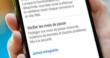 Vérifier la sécurité des mots de passe enregistrés sur Google Chrome