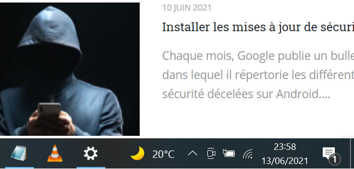 Supprimer l’icône du widget météo de Windows